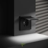 Розетки электрические с заземлением, шторками и крышкой Voltum S70 VLS040308  Voltum VLS040308