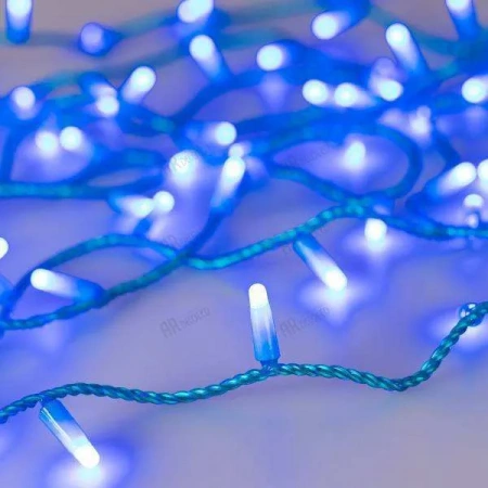 ARLIGHT Светодиодная гирлянда ARD-STRING-CLASSIC-10000-BLUE-100LED-MILK-STD Blue (230V, 7W) (Ardecoled, IP65