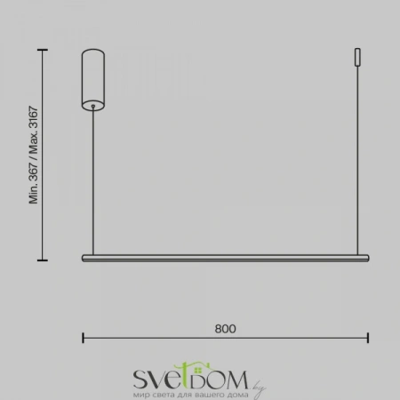 Подвесные светильники Maytoni MOD246PL-L16BSK от Магазина Svetdom.by