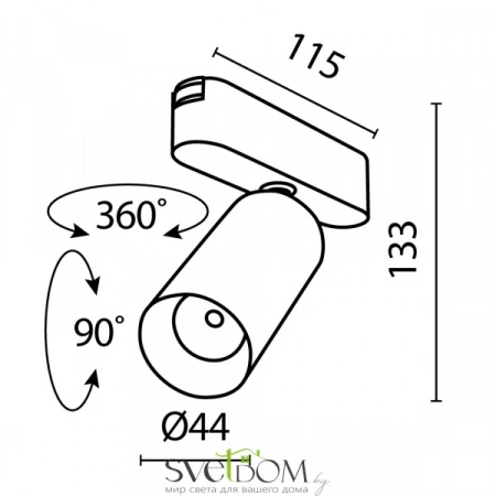TR103-1-12W4K-M-B Maytoni