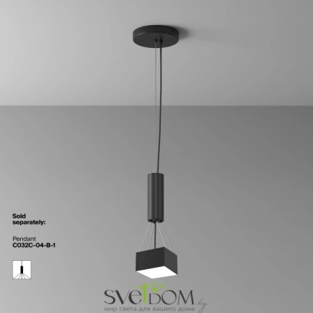 Потолочные светильники Maytoni C032CL-12W4K-SQ-B от Магазина Svetdom.by