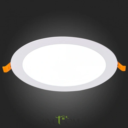 ST209.538.15 Св-к встр. Белый LED 1*15W 3000K 1 020Lm Ra80 110° IP20 D190xH8 90-265V Встраиваемые светильники ST LUCE