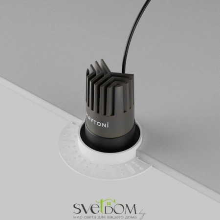 Встраиваемые светильники Maytoni DL119-10W-3K-TRS-B от Магазина Svetdom.by