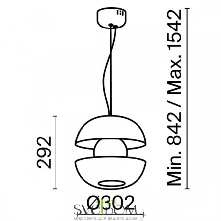Подвесные светильники Maytoni MOD322PL-L6G3K от Магазина Svetdom.by