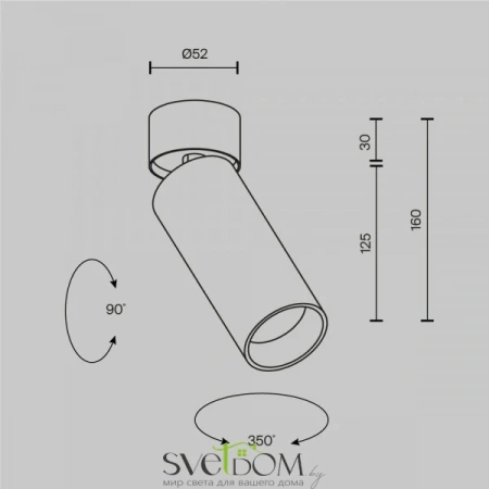 Потолочные светильники Maytoni C055CL-L12W2.7K-SS-B от Магазина Svetdom.by