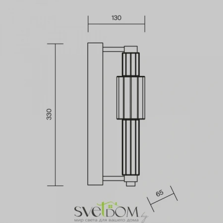 Настенные светильники MOD308WL-L9CH3K Maytoni | Svetdom.by