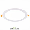 ST209.538.18 Св-к встр. Белый LED 1*18W 3000K 1 296Lm Ra80 110° IP20 D225xH8 90-265V Встраиваемые светильники ST LUCE