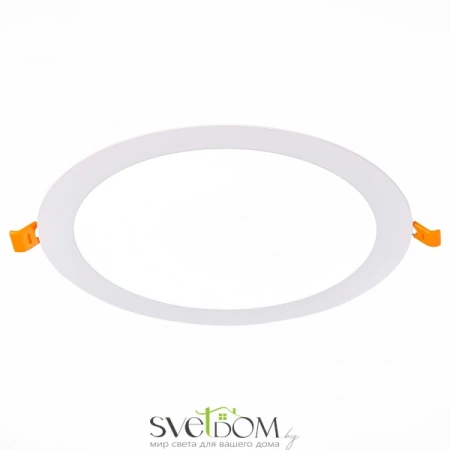 ST209.538.18 Св-к встр. Белый LED 1*18W 3000K 1 296Lm Ra80 110° IP20 D225xH8 90-265V Встраиваемые светильники ST LUCE