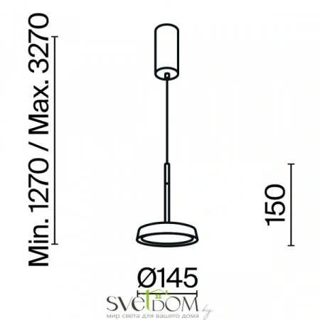 Подвесные светильники Maytoni MOD041PL-L15TR3K от Магазина Svetdom.by