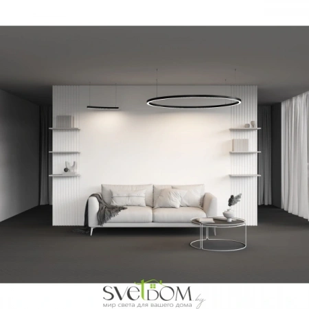 Радиусный профиль 35x35 Ø1500мм 1/8 круга черный ALM-3535R-B-D-45°-1.5M