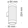 Настенный светильник (бра) Technical C027WL-L10W Maytoni