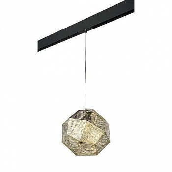 Lightstar PRO724112 Светильник д/1-фазн трека FERMO 1х40W E27 ЗОЛОТО/ЧЕРНЫЙ (724112+595007)