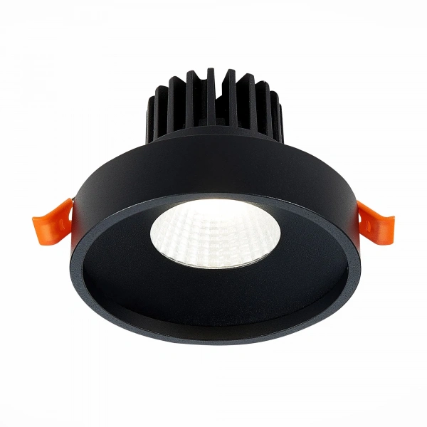 ST751.438.10 Св-к встр. Черный LED 1*10W 3000K 750Lm Ra>90 38° IP20 D100xH75 170-240V Встраиваемые светильники