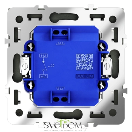 Выключатель одноклавишный Voltum S70 VLS010108  Voltum VLS010108