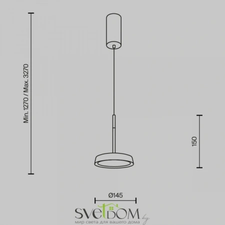 Подвесные светильники Maytoni MOD041PL-L15TR3K от Магазина Svetdom.by