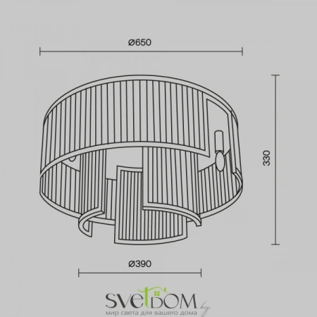 Потолочные светильники Maytoni MOD174CL-09G от Магазина Svetdom.by
