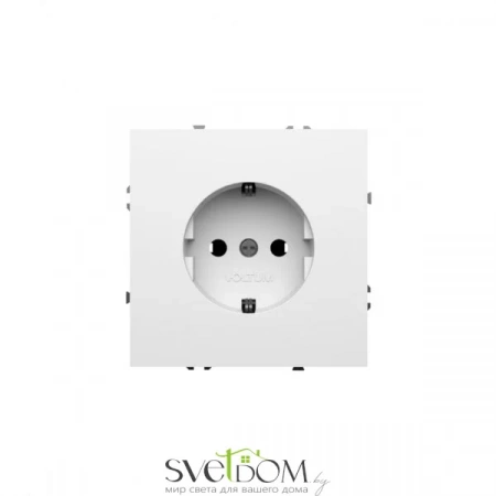 Розетки электрические с заземлением Voltum S70 VLS040101  Voltum