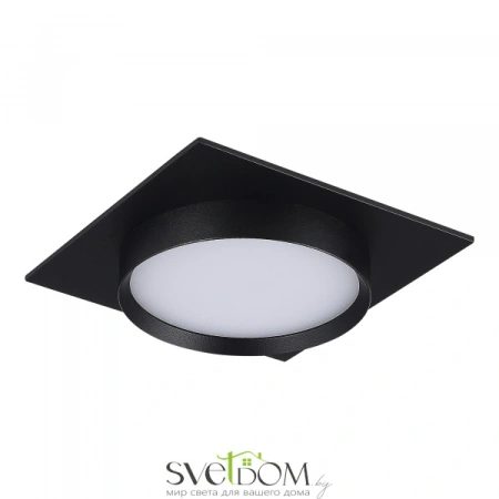 ST258.418.01 Св-к встр. Черный GX53 1*50W IP20 L109xW109xH43 220V Без ламп Встраиваемые светильники ST LUCE