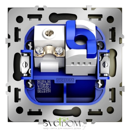 Розетка TV+RJ Voltum S70 Шелк VLS060704 Voltum VLS060704