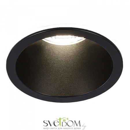 ST754.448.07 Св-к встр. Черный LED 1*7W 4000K 560Lm Ra80 60° IP20 D60xH79 100-240V Встраиваемые светильники ST LUCE