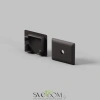 Комплект заглушек (для профиля 16x16) 2 шт., ALM-1616S-B-EC 642030 Maytoni