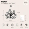 Подвесные светильники Maytoni MOD545PL-24B от Магазина Svetdom.by
