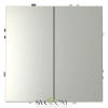 Выключатель двухклавишный Voltum S70 VLS020105  Voltum VLS020105