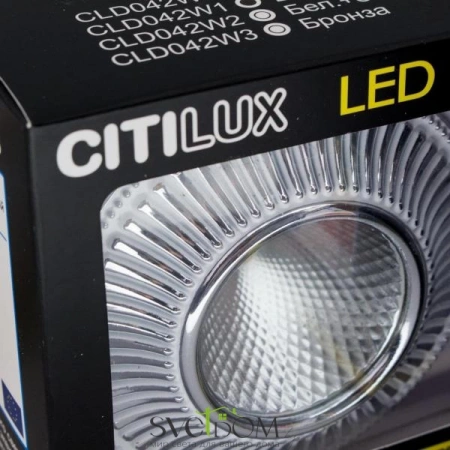Фото Встраиваемые светильники CITILUX CLD042W1 Встраиваемые светильники CITILUX CLD042W1 от Магазина Svetdom.by