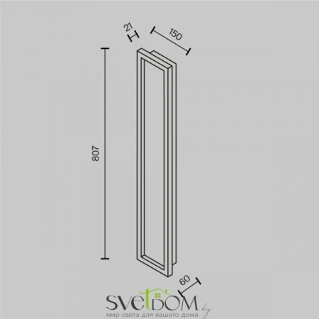 Настенные светильники MOD311WL-L70B3K Maytoni | Svetdom.by