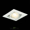 ST250.558.01 Св-к встр. Черный, Белый GU10 1*50W  IP20 L126xW126xH70 220V Без ламп Встраиваемые светильники ST LUCE