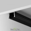 Рассеиватель для профиля 16x12 (Чёрный, 2 м), ALM-005-B-DF-2M 642024 Maytoni