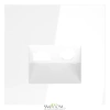 Накладка для розетки TV+RJ45 Voltum S70 Белый VLS002701 Voltum VLS002701