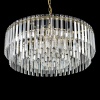 Citilux Фонда CL303223 Люстра хрустальная подвесная Бронза CITILUX