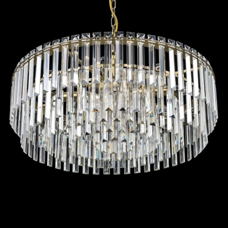 Citilux Фонда CL303223 Люстра хрустальная подвесная Бронза CITILUX