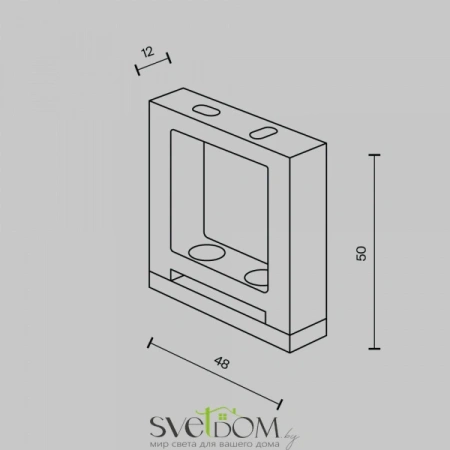 Комплектующие для текстильной подвесной системы Technical TRA130BS-B-1 Maytoni