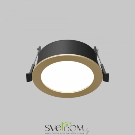 Встраиваемый светильник (Набор) Maytoni DL130-GX53-MG Orb, 12Вт, 1xGX53, /, Матовое Золото Maytoni