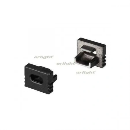 ARLIGHT Заглушка SL-MINI-8-H6 BLACK с отверстием (Arlight, Пластик)