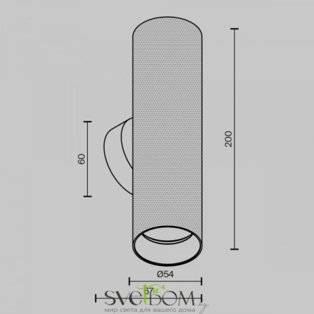 Настенные светильники C080WL-02-GU10-B Maytoni | Svetdom.by