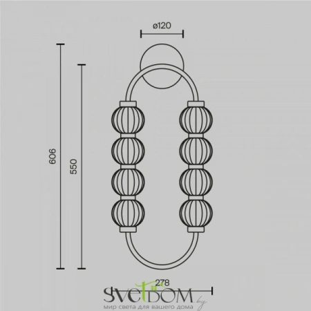 Бра MOD555WL-L11G3K Maytoni | Svetdom.by