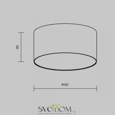 Потолочные светильники Maytoni C032CL-12W3K-RD-W от Магазина Svetdom.by