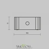 Комплект креплений (для профиля 35x35) 4 шт., ALM-3535A-MT 642032 Maytoni