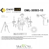 Люстры подвесныеOML-30503-15 Omnilux | Svetdom.by