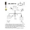 Люстра потолочная Omnilux  OML-56907-05 Omnilux