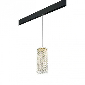 Lightstar PRO795322 Светильник д/1-фазн трека CRISTALLO 1х40W G9 ЗОЛОТО/ЧЕРНЫЙ (795322+595007)