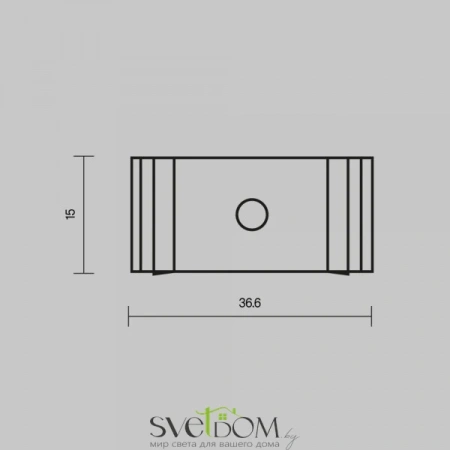 Комплект креплений (для профиля 35x35) 4 шт., ALM-3535A-MT 642032 Maytoni