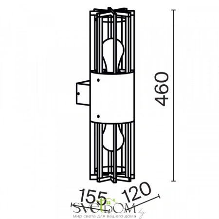 Настенные светильники O453WL-02GF Maytoni | Svetdom.by
