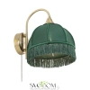 Citilux Базель CL407312 Бра с зелёным абажуром и выключателем CITILUX