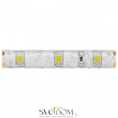 Светодиодная лента 12В 2835 4,8Вт/м 3000K 5м IP65 10105
