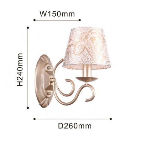 Настенные светильники 2560-1W Favourite | Svetdom.by