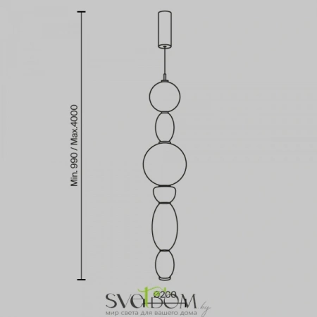 Подвесные светильники Maytoni MOD297PL-L24BS3K от Магазина Svetdom.by